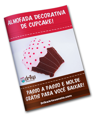Almofada Decorativa de Cupcake