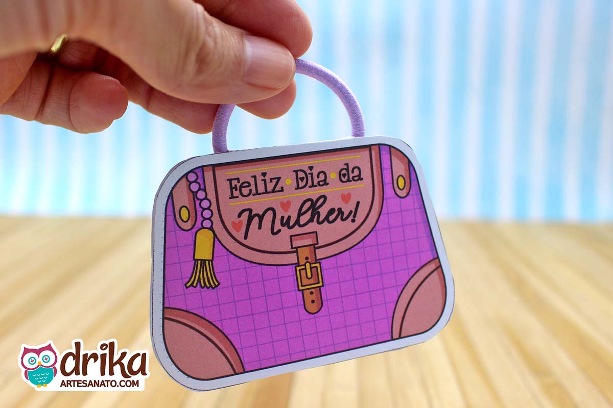 Lembrancinha de Dia da Mulher: Bolsinha Porta Xuxinha
