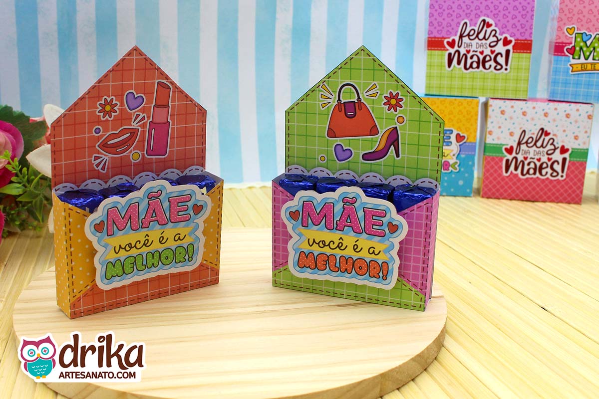 Caixinha Envelope para Bis: 4 Modelos