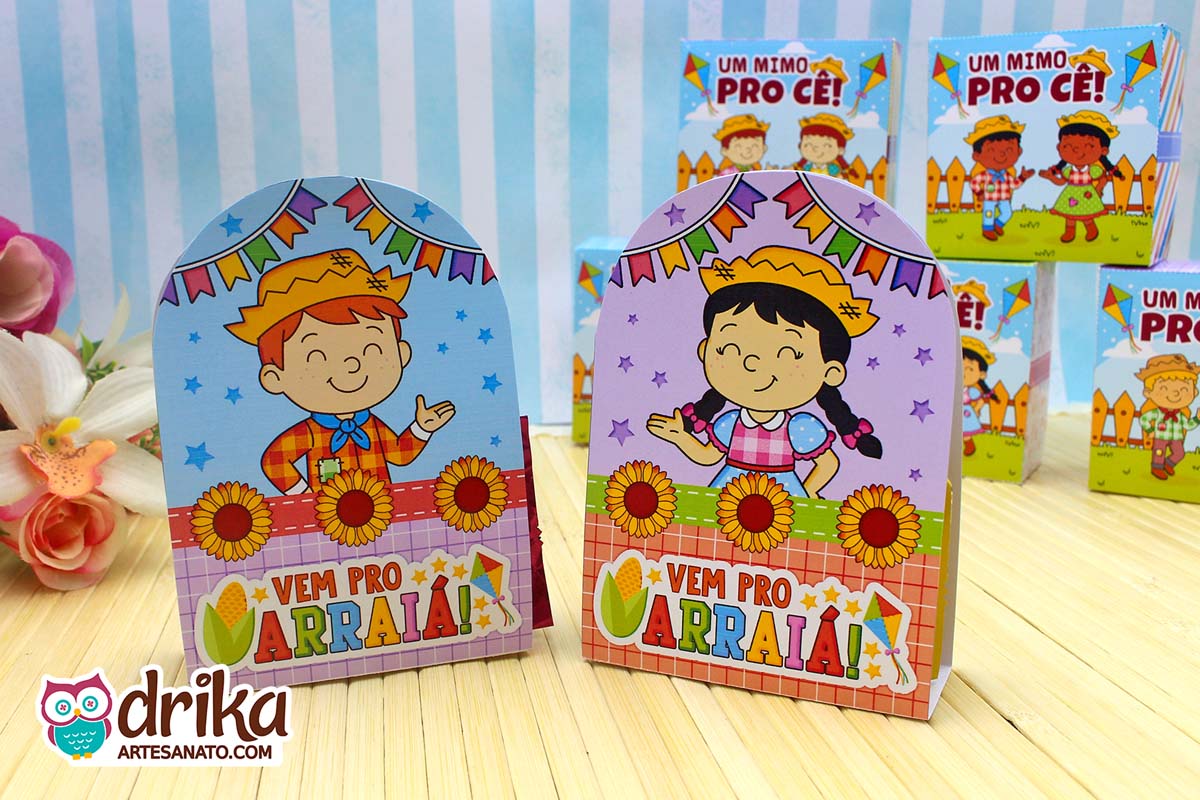 Porta Bombom de Caipiras: 10 Modelos