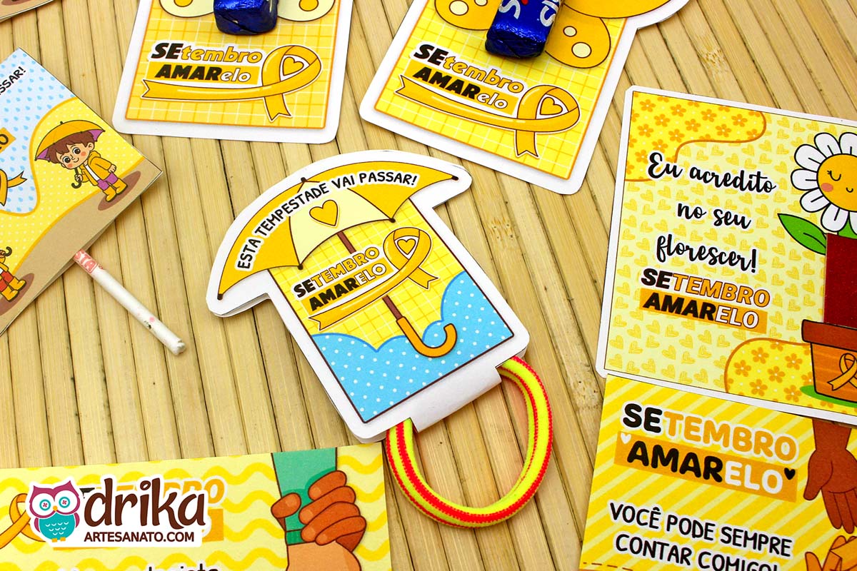 Coleção VIP de Lembrancinhas do Setembro Amarelo