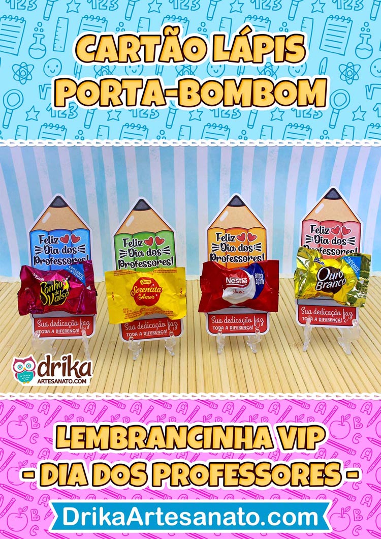 Coleção VIP de Lembrancinhas de Dia dos Professores