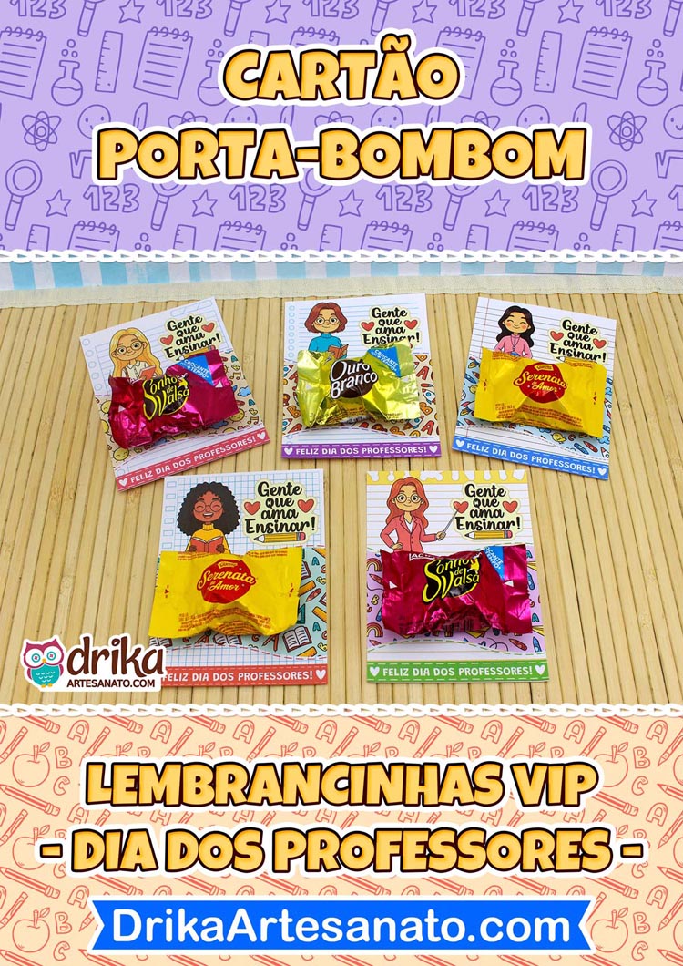Coleção VIP de Lembrancinhas de Dia dos Professores