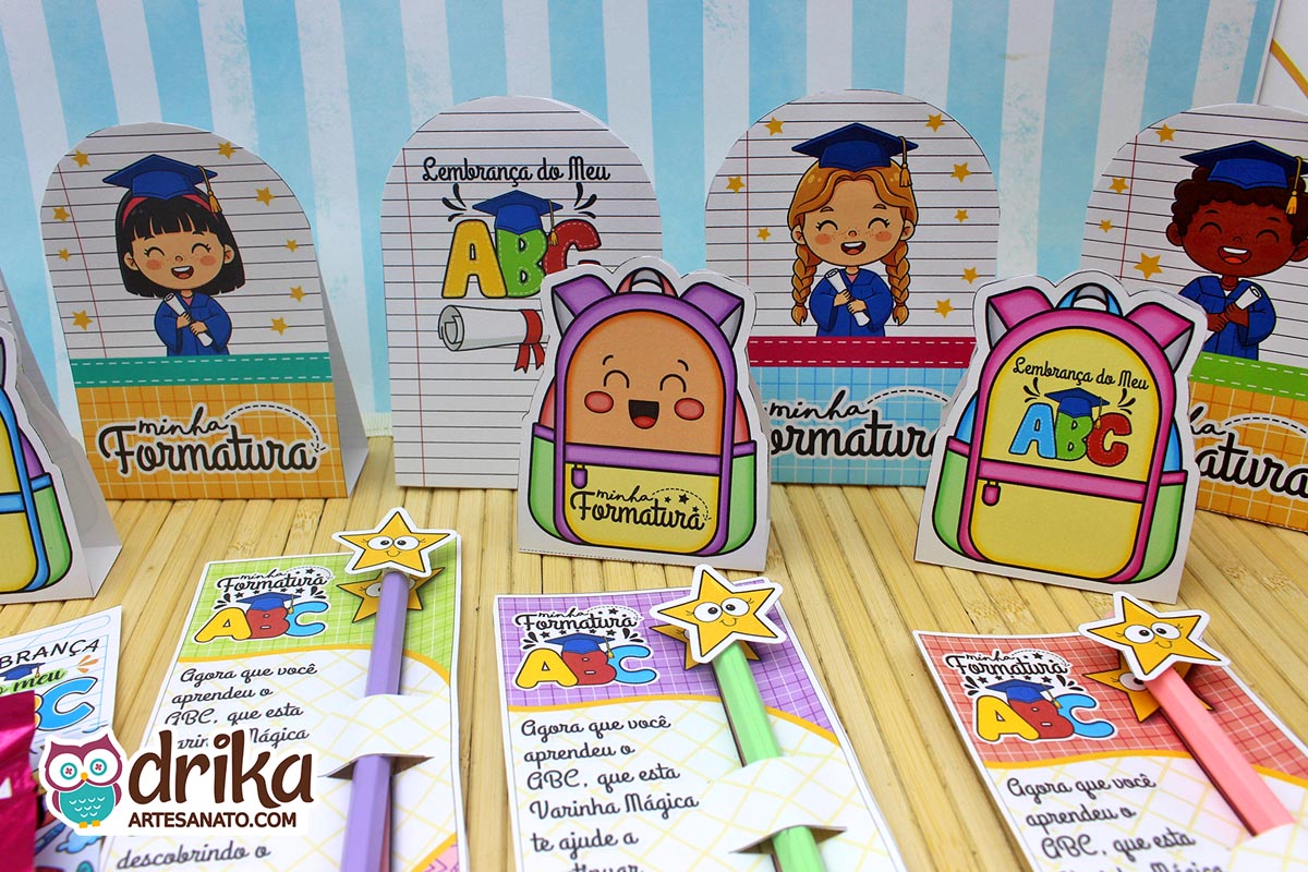 Coleção VIP de Lembrancinhas de Formatura ABC