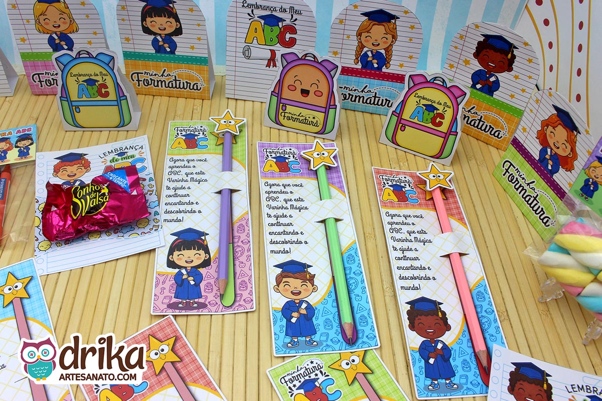 Coleção VIP de Lembrancinhas de Formatura ABC
