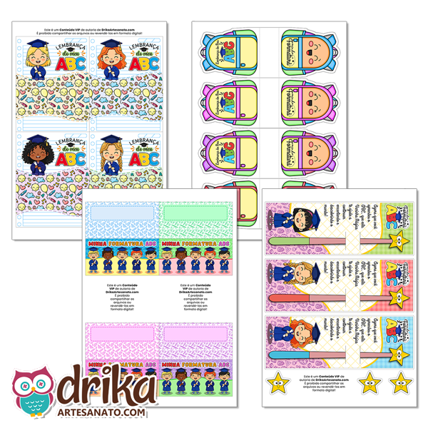 colecao-vip-de-lembrancinhas-de-formatura-abc-mural-1 Coleção VIP de Lembrancinhas de Formatura ABC