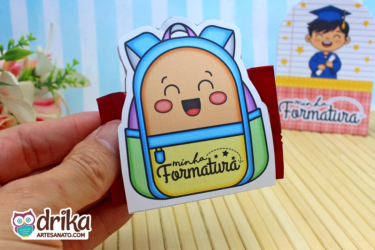 Mochila Porta-bombom: 4 modelos de Formatura ABC