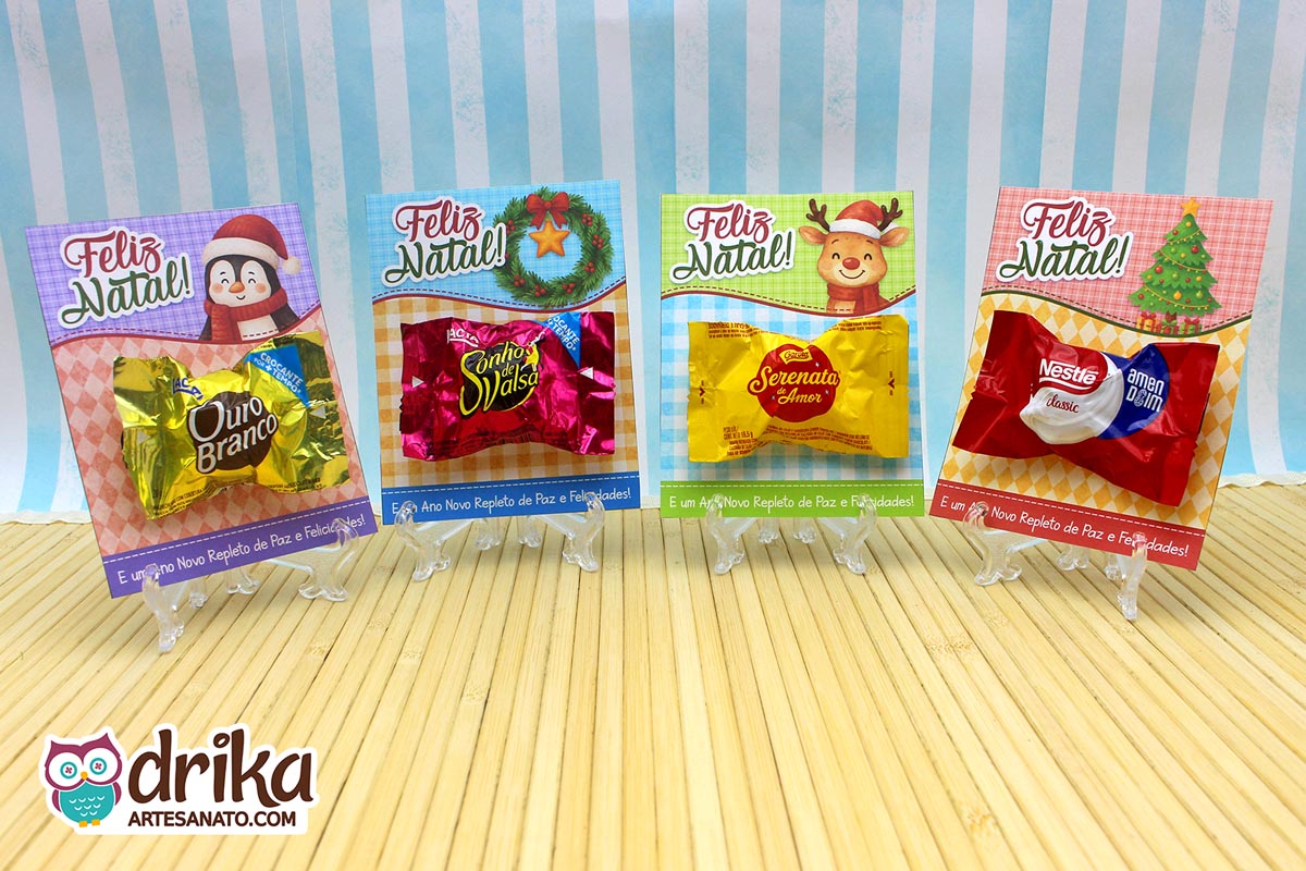 Cartão Porta-bombom: 8 Modelos