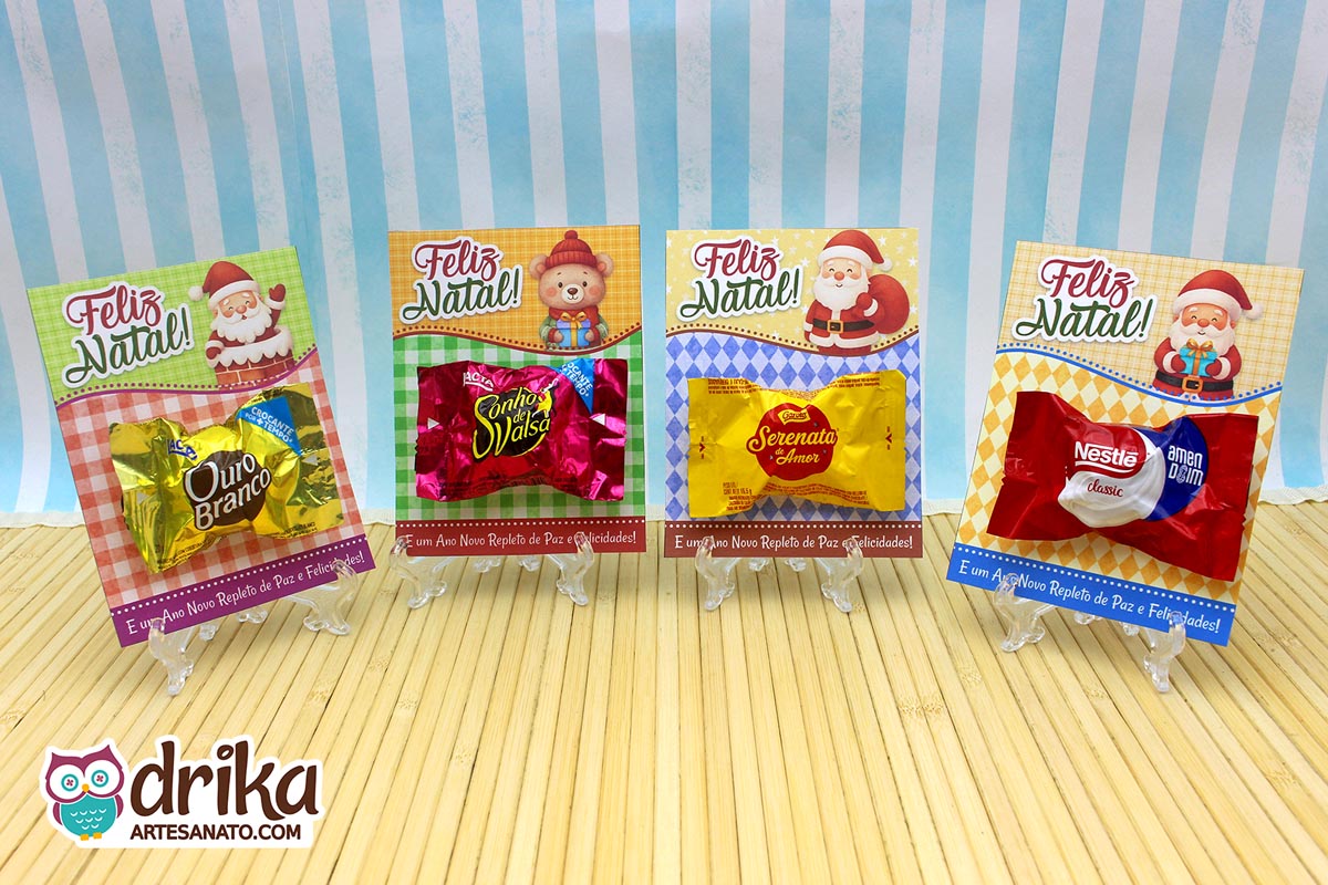 Cartão Porta-bombom: 8 Modelos