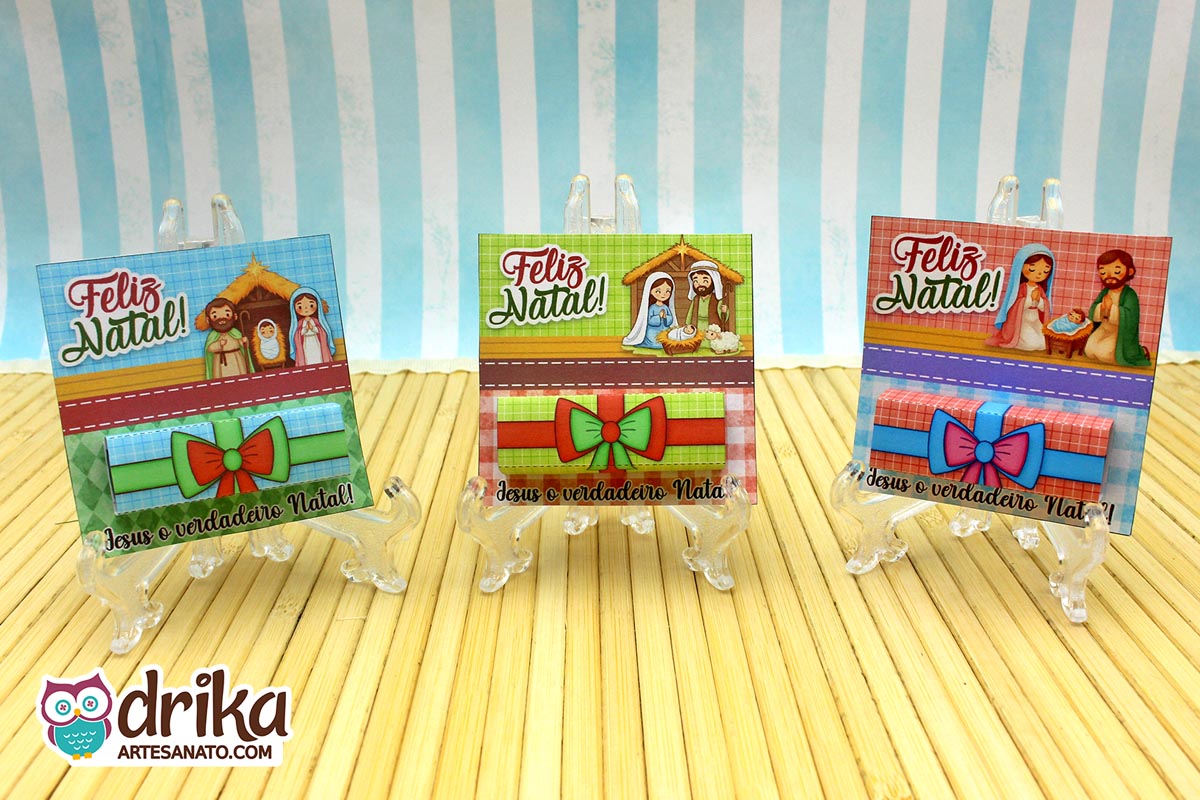 Porta-bis Jesus o Verdadeiro Natal: 3 Modelos