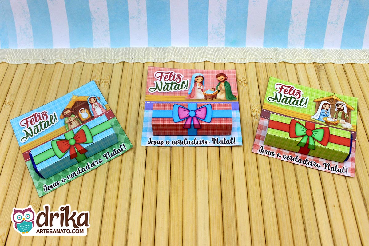 Porta-bis Jesus o Verdadeiro Natal: 3 Modelos