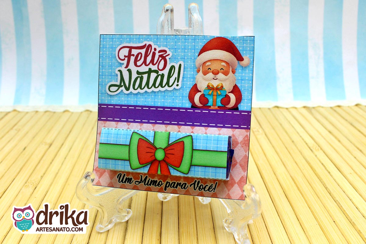Cartão Porta-bis de Papai Noel: 3 Modelos
