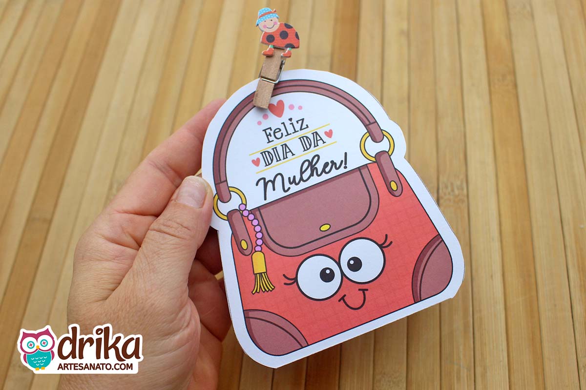 Lembrancinha de Dia da Mulher: Bolsinha Porta-bombom